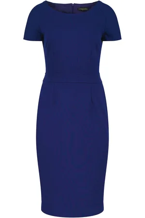 Conquista Womens Fitted Electric Cap Sleeve Dress Punto - Size EU 42 (Womens)
