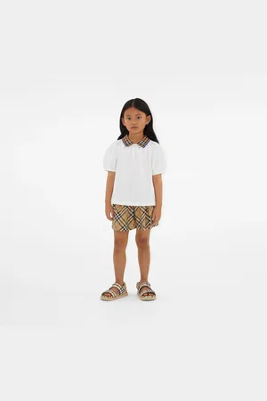 Burberry Girls Archive Check Marcy Shorts in - Size 10Y