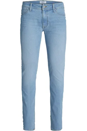 JACK & JONES Mens Tapered Fit Denim Comfort Fit Blue Jeans - - Size 36W/34L