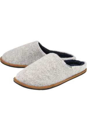 Dunlop Mens Plush Lined Mule Slippers With Memory Foam - - Size UK 7
