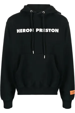 Heron Preston Mens This is Not Drawstring Hoodie in Cotton - Size Medium