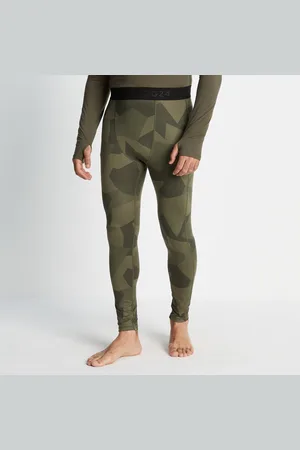 Tog 24 Snowdon Mens Thermal Base Layer Leggings Camo Print - Size Large