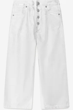 Maison Margiela Kids Unisex Metallic Effect Jeans in - Size 14Y