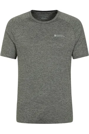 Mountain Warehouse Mens Agra Striped IsoCool T-Shirt (Dark ) - Size Small