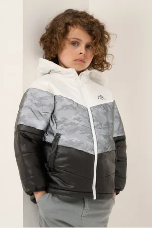 Angel & Rocket Boys Hunter Colourblock Ice Puffa - - Size 6Y