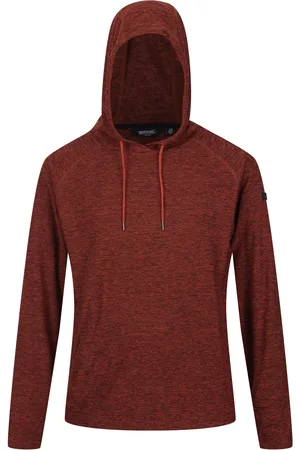 Regatta Mens Edley Marl Hoodie (Burnt Henna) - - Size X-Large
