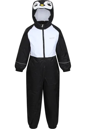 Regatta Childrens Unisex Childrens/Kids Mudplay III Penguin Waterproof Puddle Suit - Size 2-3Y