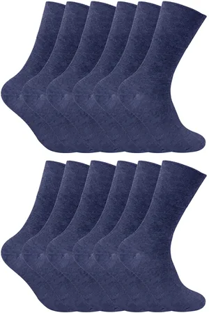 Sock Snob 12 Pairs Mens Thermal Diabetic Socks