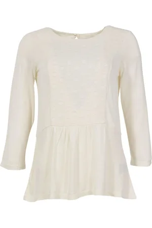 Boden Womens Jersey Embroidered Spot Top - viscose - Size 8 UK