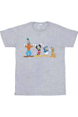 Disney Mens Mickey Mouse Friends T-Shirt (Sports Grey) - - Size X-Large