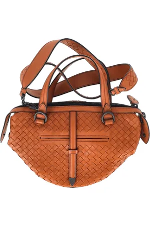 Bottega Veneta Pre-owned Womens Intrecciato Tambura Handbag in Leather - One Size