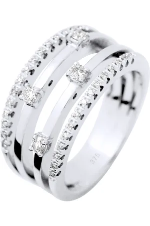 Diadema Womens - Ring - Prestige Jewelery - Diamonds - Gold - Size K