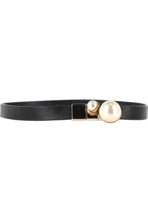 Dior Pre-owned Womens Faux Pearl Mise en Wrap Bracelet in Leather - One Size