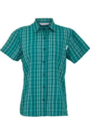 Regatta Womens/Ladies Mindano VIII Checked Short-Sleeved Shirt (Exotic Plume) - - Size 16 UK