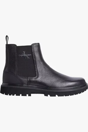 Calvin Klein EVA MID CHELSEA BOOTS Mens Triple - Size UK 7