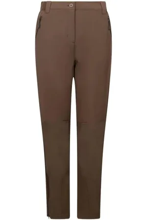 DLX Womens/Ladies Tawny Softshell Trousers (Peat) - - Size Large