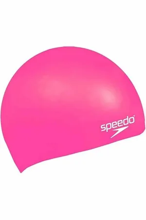 Speedo Childrens Unisex Small Graphic Print Kids Silicon Swimming Cap 8 70990A657 - One Size