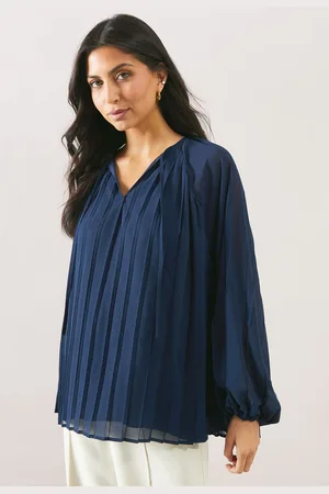 wallis Womens Contrast Stripe Cowl Top - - Size 8 UK