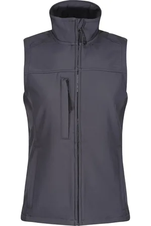 Regatta Womens/Ladies Flux Softshell Gilet (Seal ) - Size 20 UK