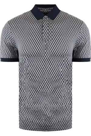 Emporio Armani Emporio Printed Mens Polo Shirt Cotton - Size 2XS