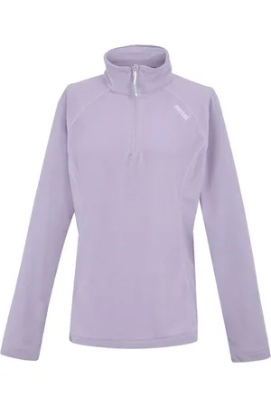 Regatta Great Outdoors Womens/Ladies Montes Half Zip Fleece Top (Wisteria/Lilac) - - Size 8 UK