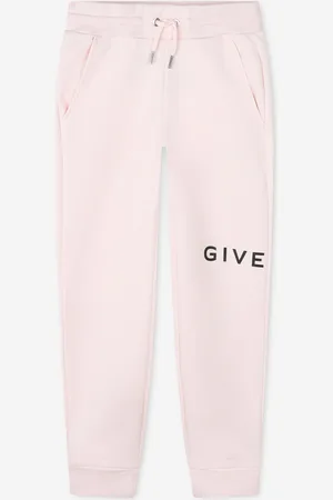 Givenchy Girls Logo Print Joggers in - Size 10Y