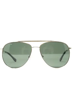 Lacoste Mens Grey Polarized Lens Sunglasses - One Size