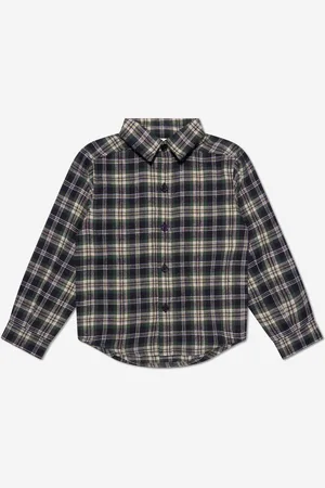 Rachel Riley Boys Check Shirt in Navy - - Size 3Y