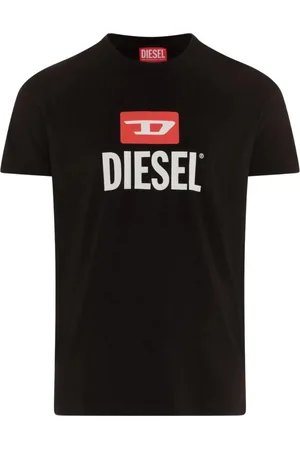 Diesel Mens Large Block D Logo T-Shirt Cotton - Size 2XS