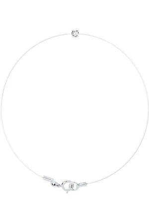 Diadema Womens - Bracelet - Transparent Nylon - Real Diamond - - One Size