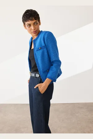 LK Bennett Womens Lara Jackets, Ultrablue - Size 6 UK