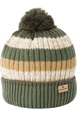 Craghoppers Mens National Trust Brimham Stripe Beanie (Woodland Green) - - Size Small/Medium