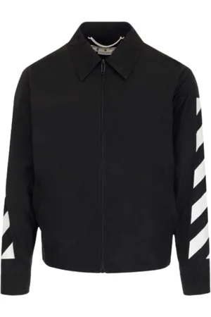 OFF-WHITE Mens Diag Jacket Cotton - Size Medium