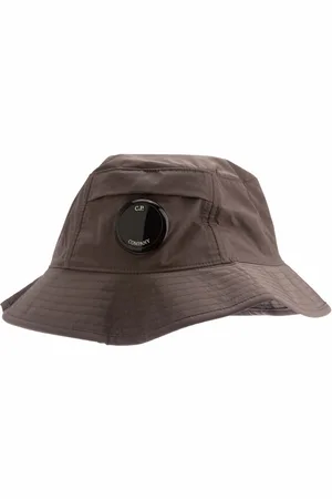 C.P. Company Mens Accessories Chrome-R Bucket Hat in Violet - - Size X-Large