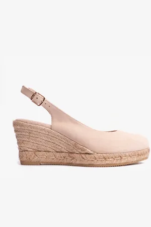 Toni Pons BREMEN Womens Espadrilles Stone - - Size UK 7
