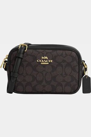 Coach Womens Mini Jamie Camera Bag in Signature Canvas - - One Size