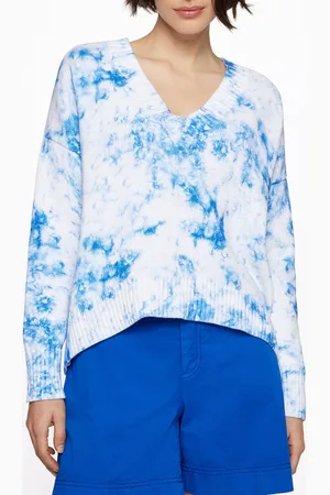 HUGO BOSS Womens C_Faverde Sweater in Multi colour - Cotton - Size 6 UK