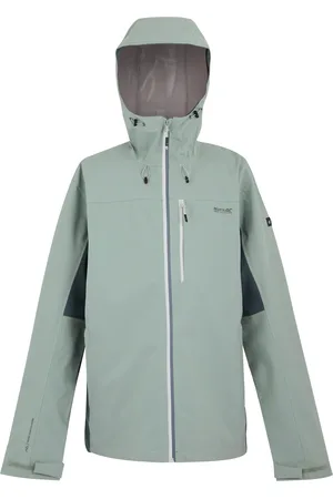 Regatta Mens Birchdale II Waterproof Jacket (Glacier/Stormy Weather) - - Size Small