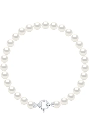 Diadema Womens - Bracelet - Real Freshwater Pearls - Gold - One Size