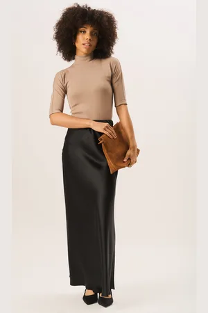 Gini London Womens Bias Maxi Skirt - - Size 10 UK