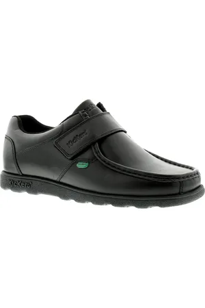 Kickers New Mens/Gents Fragma Touch Fastening School Shoes. Leather (archived) - Size UK 10