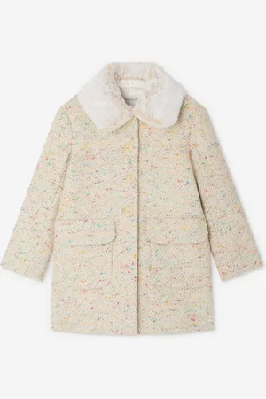 BONPOINT Girls Gloriane Lon Coat in - Size 14Y