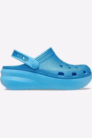 Crocs Childrens Unisex Classic Glitter Cutie Clog Junior - - Size UK 11 Kids
