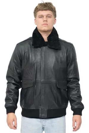 Infinity Mens Air Force A2 Cowhide Bomber Jacket-Montreal - - Size X-Small