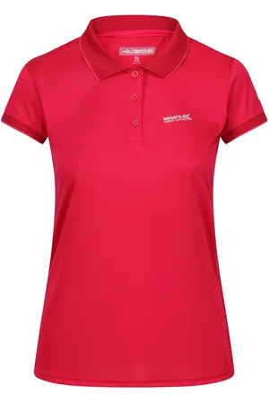 Regatta Womens/Ladies Remex II Polo Neck T-Shirt (Pink Potion Solid) - - Size 10 UK