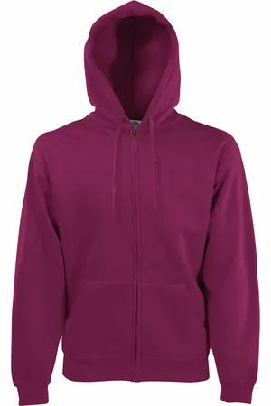 Fruit Of The Loom Mens Premium 70/30 Hooded Zip-Up Sweatshirt / Hoodie - Size Small