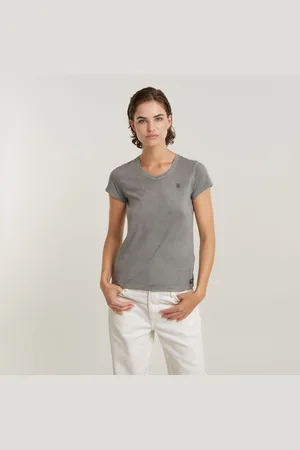 G-Star Womens G-Star RAW Overdyed Eyben Slim Top 2.0 - Cotton - Size 2XS