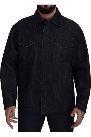 Dolce & Gabbana Mens Button Denim Jacket - Cotton - Size IT 50 (Men