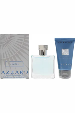 Azzaro Mens Chrome Eau De Toilette 30ml + Hair And Body Shampoo 50ml Gift Set - - One Size