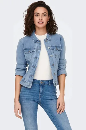 ONLY Womens Wonder Stretch Denim Jacket - - Size X-Small